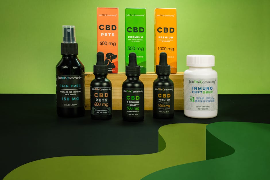Colección de productos CBD JoinTheCommunity